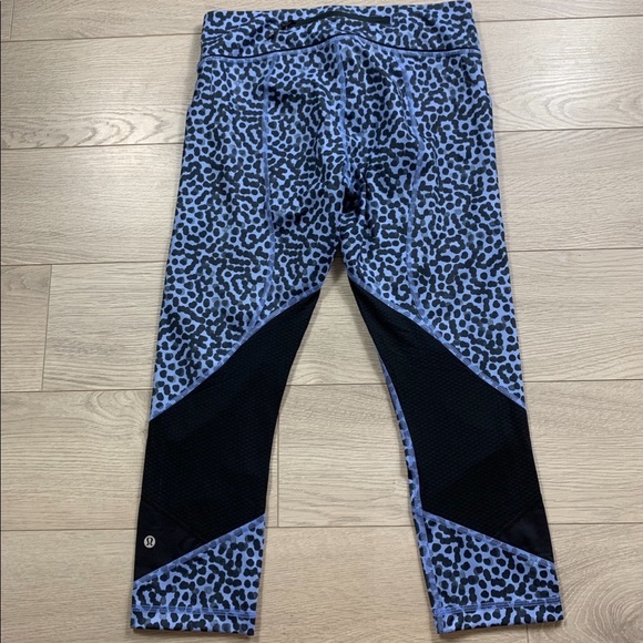 Lululemon Pace Rival Crop *Full-On Luxtreme Ace Spot Lullaby Black - Picture 3 of 10